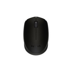 LOGITECH B170 Mouse optical 3 buttons wireless 2.4 GHz USB wireless receiver black