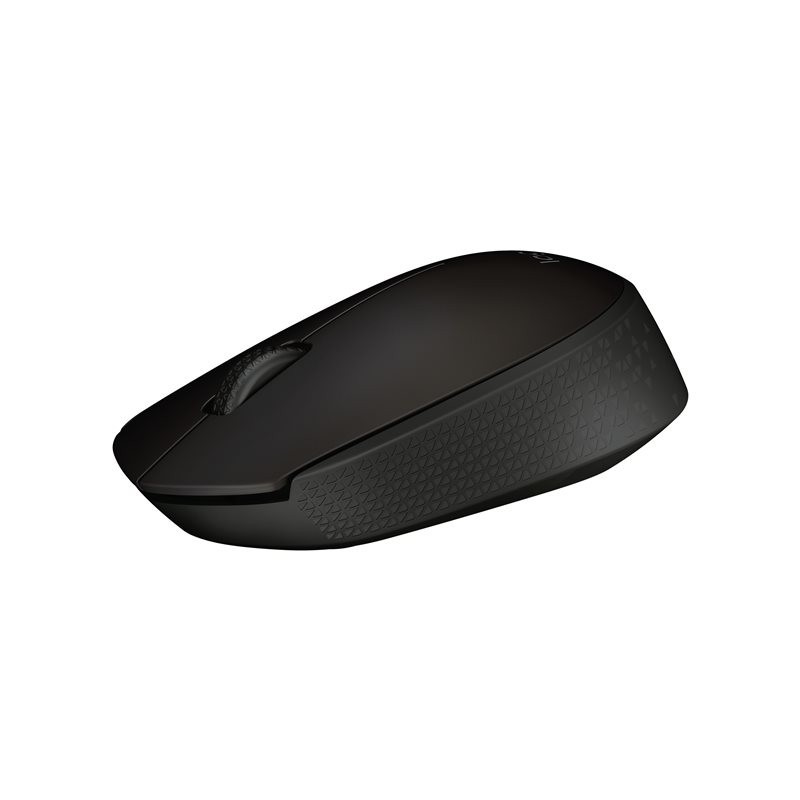 LOGITECH B170 Mouse optical 3 buttons wireless 2.4 GHz USB wireless receiver black