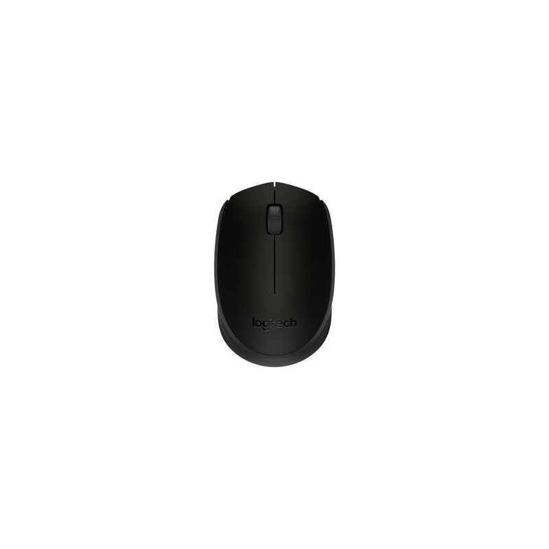 LOGITECH B170 Mouse optical 3 buttons wireless 2.4 GHz USB wireless receiver black