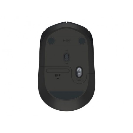 LOGITECH B170 Mouse optical 3 buttons wireless 2.4 GHz USB wireless receiver black