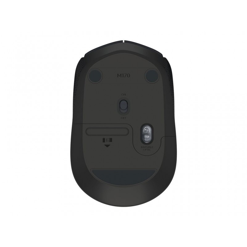 LOGITECH B170 Mouse optical 3 buttons wireless 2.4 GHz USB wireless receiver black