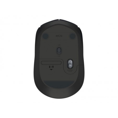 LOGITECH B170 Mouse optical 3 buttons wireless 2.4 GHz USB wireless receiver black