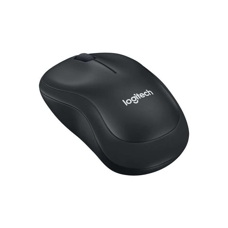 LOGITECH M220 Silent Mouse optical 3 buttons wireless 2.4 GHz USB wireless receiver charcoal