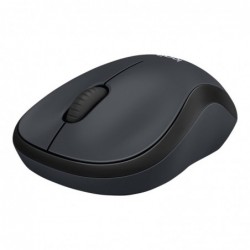 LOGITECH M220 Silent Mouse optical 3 buttons wireless 2.4 GHz USB wireless receiver charcoal