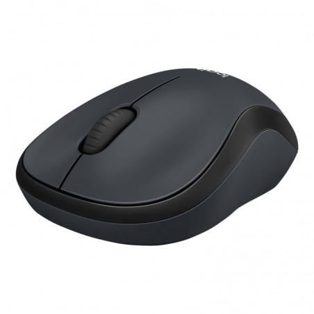 LOGITECH M220 Silent Mouse optical 3 buttons wireless 2.4 GHz USB wireless receiver charcoal