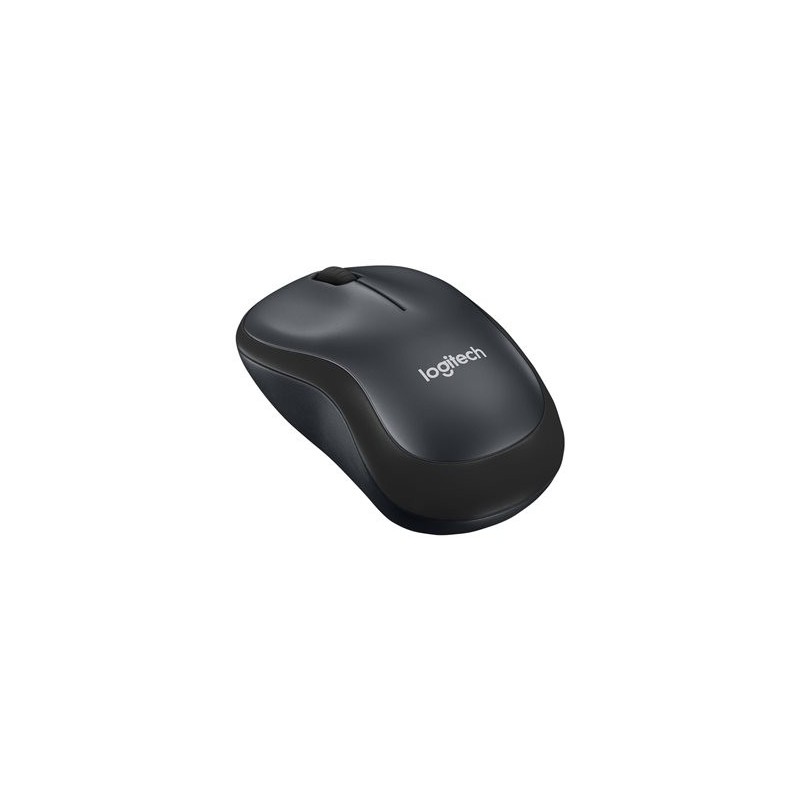 LOGITECH M220 Silent Mouse optical 3 buttons wireless 2.4 GHz USB wireless receiver charcoal