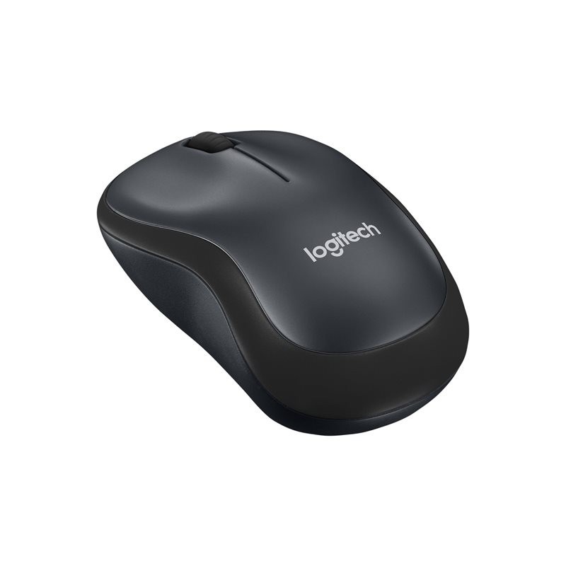 LOGITECH M220 Silent Mouse optical 3 buttons wireless 2.4 GHz USB wireless receiver charcoal