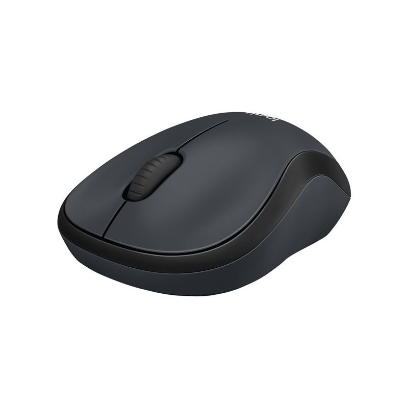 LOGITECH M220 Silent Mouse optical 3 buttons wireless 2.4 GHz USB wireless receiver charcoal