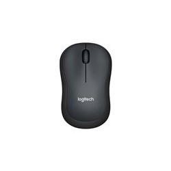 LOGITECH M220 Silent Mouse optical 3 buttons wireless 2.4 GHz USB wireless receiver charcoal