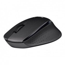 LOGITECH M330 SILENT PLUS Mouse 3 buttons wireless 2.4 GHz USB wireless receiver black