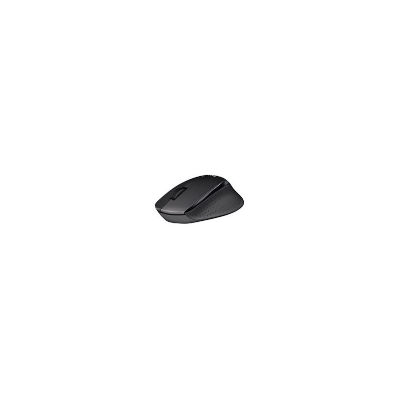 LOGITECH M330 SILENT PLUS Mouse 3 buttons wireless 2.4 GHz USB wireless receiver black