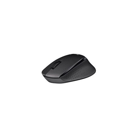 LOGITECH M330 SILENT PLUS Mouse 3 buttons wireless 2.4 GHz USB wireless receiver black