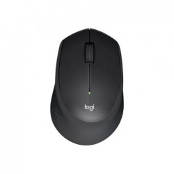 LOGITECH M330 SILENT PLUS Mouse 3 buttons wireless 2.4 GHz USB wireless receiver black