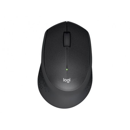 LOGITECH M330 SILENT PLUS Mouse 3 buttons wireless 2.4 GHz USB wireless receiver black