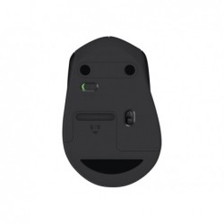 LOGITECH M330 SILENT PLUS Mouse 3 buttons wireless 2.4 GHz USB wireless receiver black