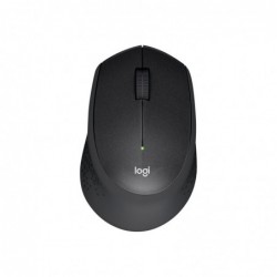 LOGITECH M330 SILENT PLUS Mouse 3 buttons wireless 2.4 GHz USB wireless receiver black
