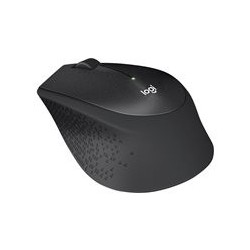 LOGITECH M330 SILENT PLUS Mouse 3 buttons wireless 2.4 GHz USB wireless receiver black