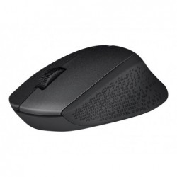 LOGITECH M330 SILENT PLUS Mouse 3 buttons wireless 2.4 GHz USB wireless receiver black
