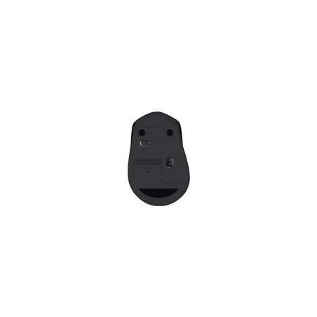 LOGITECH M330 SILENT PLUS Mouse 3 buttons wireless 2.4 GHz USB wireless receiver black