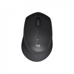 LOGITECH M330 SILENT PLUS Mouse 3 buttons wireless 2.4 GHz USB wireless receiver black