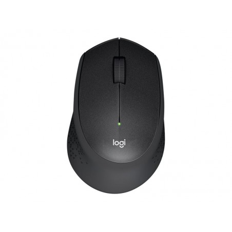 LOGITECH M330 SILENT PLUS Mouse 3 buttons wireless 2.4 GHz USB wireless receiver black