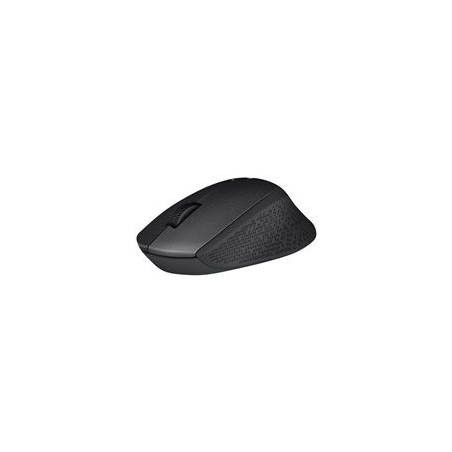 LOGITECH M330 SILENT PLUS Mouse 3 buttons wireless 2.4 GHz USB wireless receiver black