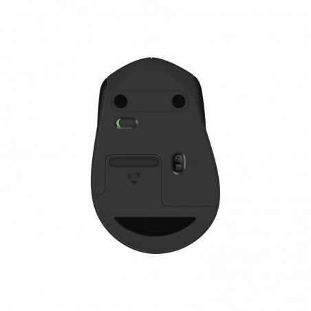 LOGITECH M330 SILENT PLUS Mouse 3 buttons wireless 2.4 GHz USB wireless receiver blue