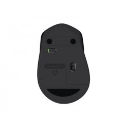 LOGITECH M330 SILENT PLUS Mouse 3 buttons wireless 2.4 GHz USB wireless receiver blue