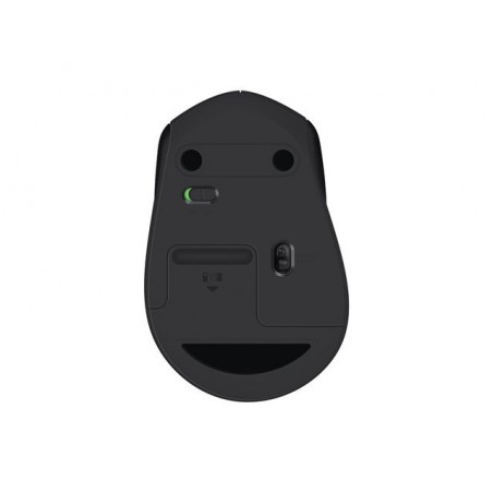 LOGITECH M330 SILENT PLUS Mouse 3 buttons wireless 2.4 GHz USB wireless receiver blue