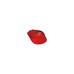 LOGITECH M330 SILENT PLUS Mouse 3 buttons wireless 2.4 GHz USB wireless receiver red