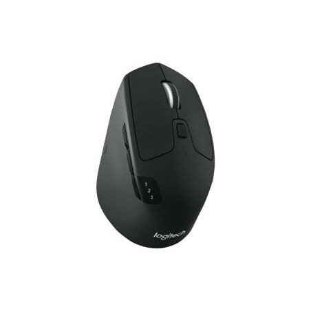 LOGITECH M720 Triathlon Mouse right-handed optical 7 buttons wireless Bluetooth 2.4 GHz USB wireless receiver