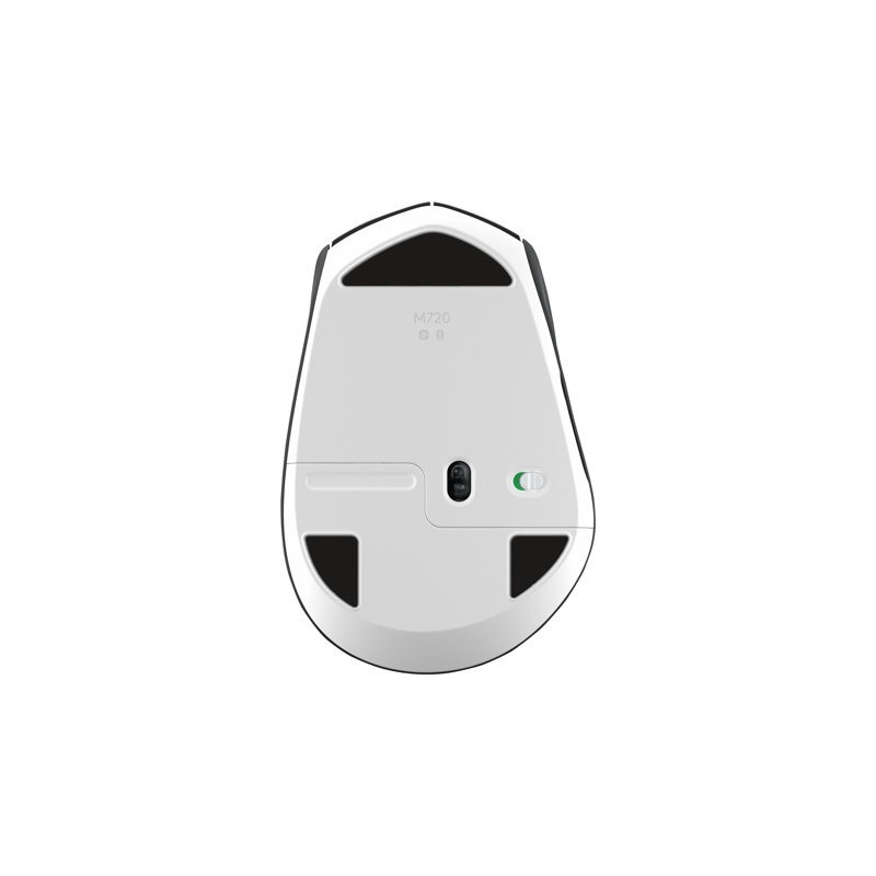 LOGITECH M720 Triathlon Mouse right-handed optical 7 buttons wireless Bluetooth 2.4 GHz USB wireless receiver