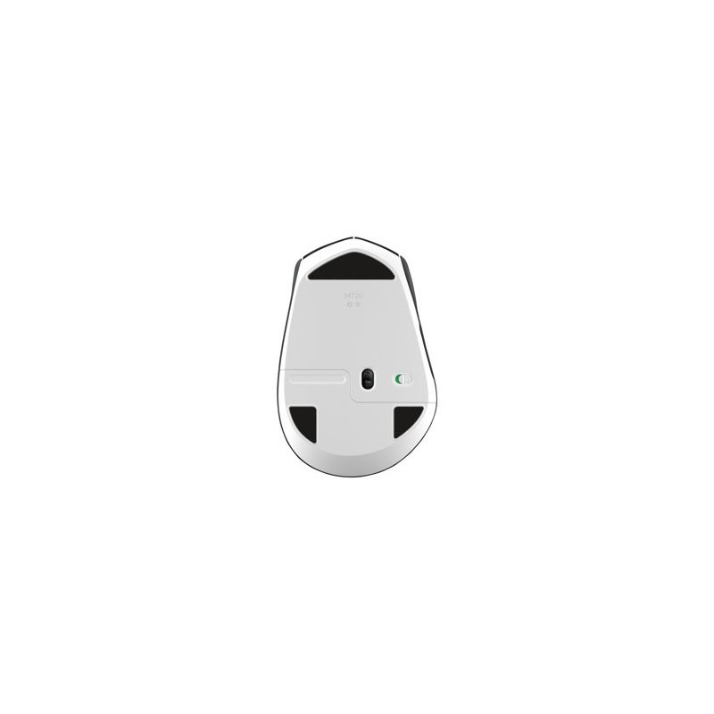 LOGITECH M720 Triathlon Mouse right-handed optical 7 buttons wireless Bluetooth 2.4 GHz USB wireless receiver