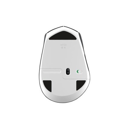 LOGITECH M720 Triathlon Mouse right-handed optical 7 buttons wireless Bluetooth 2.4 GHz USB wireless receiver