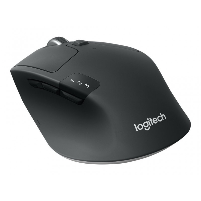 LOGITECH M720 Triathlon Mouse right-handed optical 7 buttons wireless Bluetooth 2.4 GHz USB wireless receiver