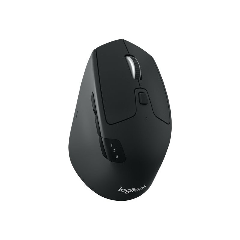 LOGITECH M720 Triathlon Mouse right-handed optical 7 buttons wireless Bluetooth 2.4 GHz USB wireless receiver