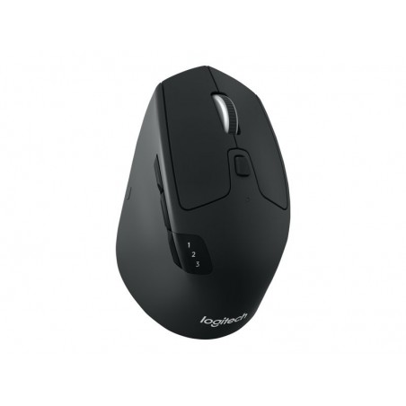 LOGITECH M720 Triathlon Mouse right-handed optical 7 buttons wireless Bluetooth 2.4 GHz USB wireless receiver