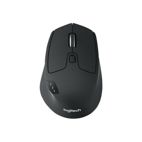 LOGITECH M720 Triathlon Mouse right-handed optical 7 buttons wireless Bluetooth 2.4 GHz USB wireless receiver