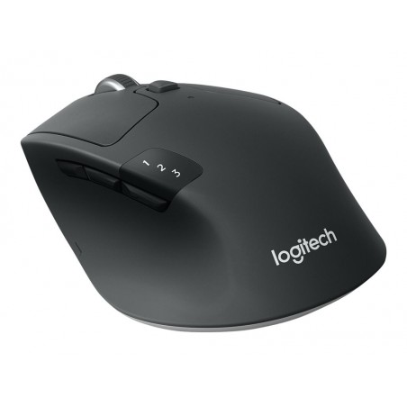 LOGITECH M720 Triathlon Mouse right-handed optical 7 buttons wireless Bluetooth 2.4 GHz USB wireless receiver
