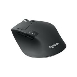 LOGITECH M720 Triathlon Mouse right-handed optical 7 buttons wireless Bluetooth 2.4 GHz USB wireless receiver