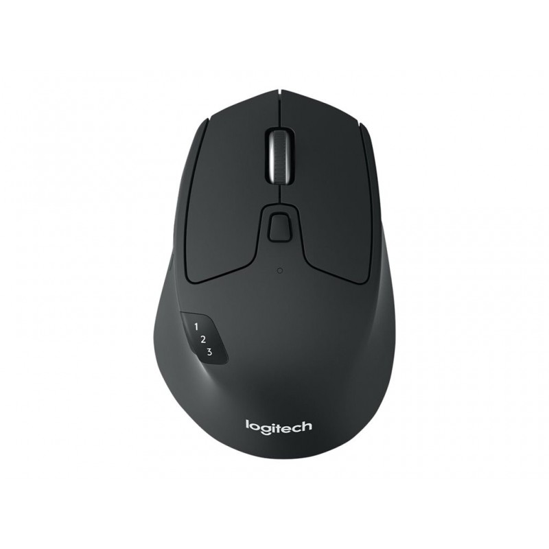 LOGITECH M720 Triathlon Mouse right-handed optical 7 buttons wireless Bluetooth 2.4 GHz USB wireless receiver