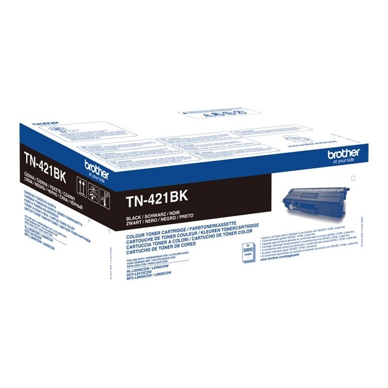 BROTHER TN421BK Toner Brother TN421 black 3000str HL-L8260CDW/HL-L8360CDW/DCP-L8410CDW