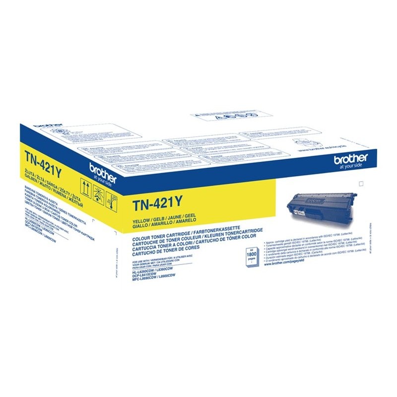 BROTHER TN421Y Toner Brother TN421 yellow 1800str HL-L8260CDW/HL-L8360CDW/DCP-L8410CDW