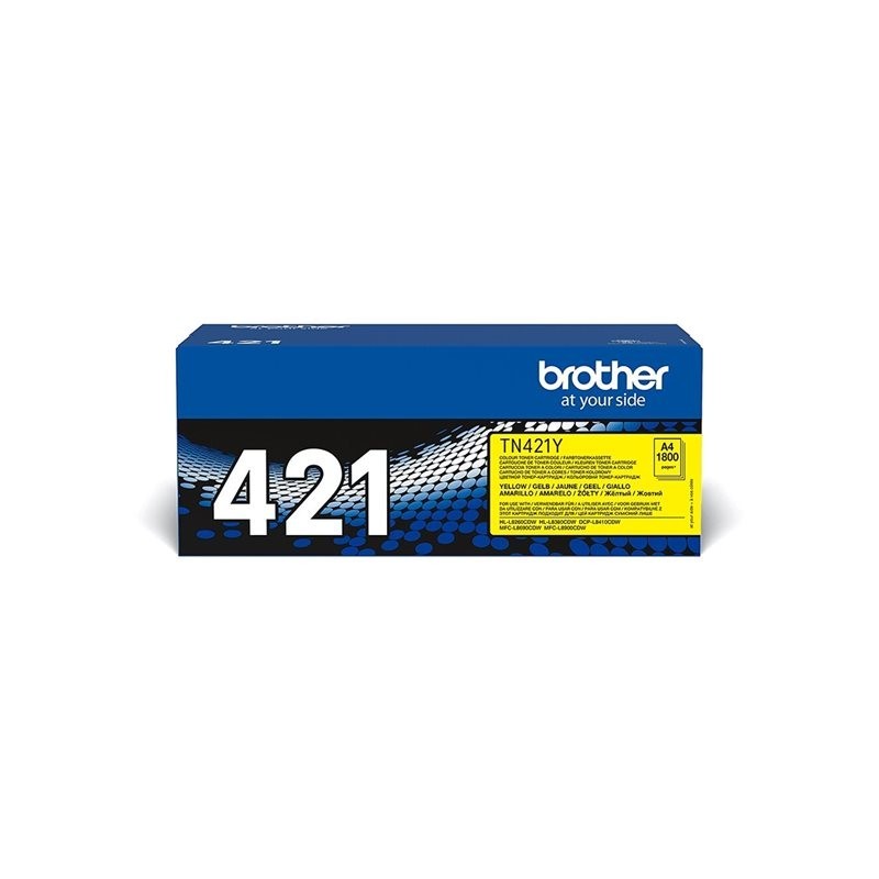 BROTHER TN421Y Toner Brother TN421 yellow 1800str HL-L8260CDW/HL-L8360CDW/DCP-L8410CDW