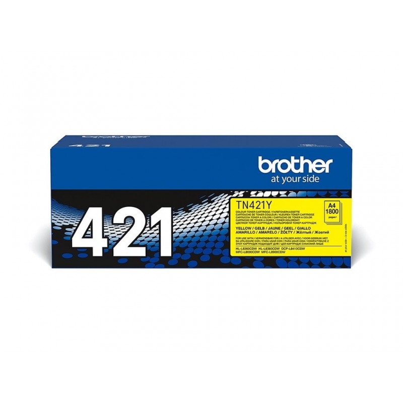 BROTHER TN421Y Toner Brother TN421 yellow 1800str HL-L8260CDW/HL-L8360CDW/DCP-L8410CDW