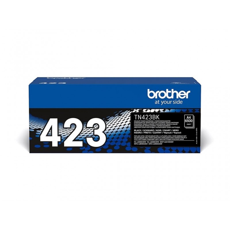 BROTHER TN423BK Toner Brother TN423 black 6500str HL-L8260CDW/HL-L8360CDW/DCP-L8410CDW