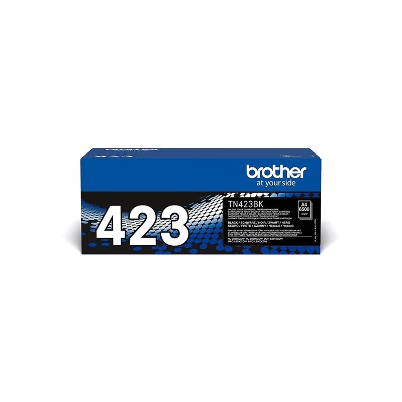 BROTHER TN423BK Toner Brother TN423 black 6500str HL-L8260CDW/HL-L8360CDW/DCP-L8410CDW