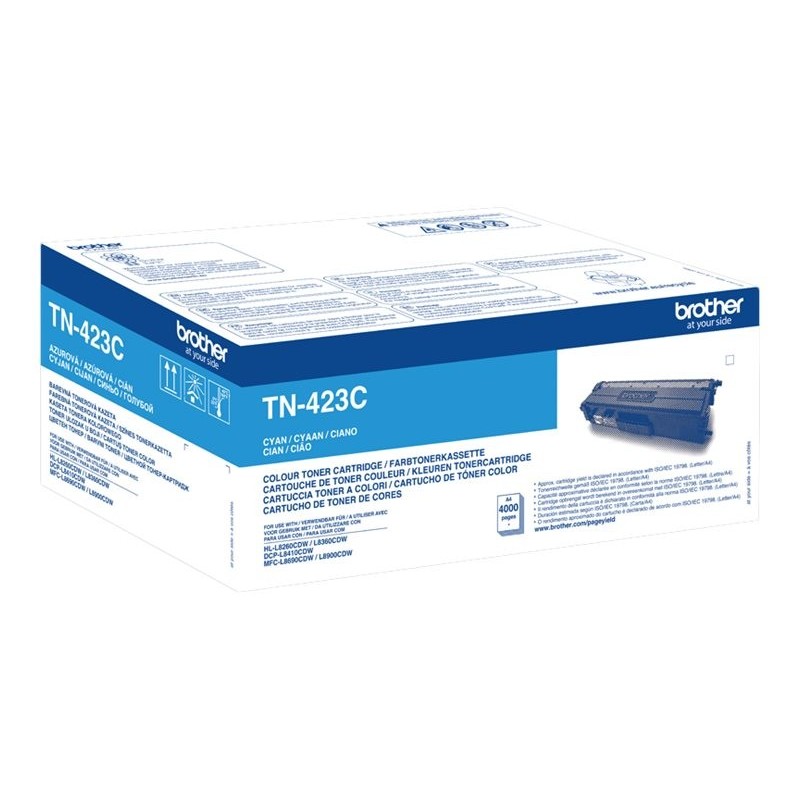 BROTHER TN423C Toner Brother TN423 cyan 4000str HL-L8260CDW/HL-L8360CDW/DCP-L8410CDW