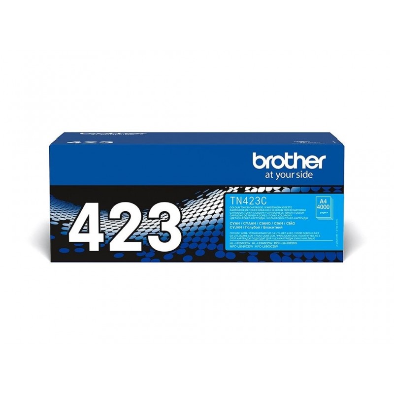 BROTHER TN423C Toner Brother TN423 cyan 4000str HL-L8260CDW/HL-L8360CDW/DCP-L8410CDW