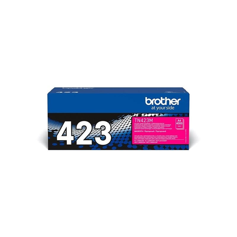 BROTHER TN423M Toner Brother TN423 magenta 4000str HL-L8260CDW/HL-L8360CDW/DCP-L8410CDW